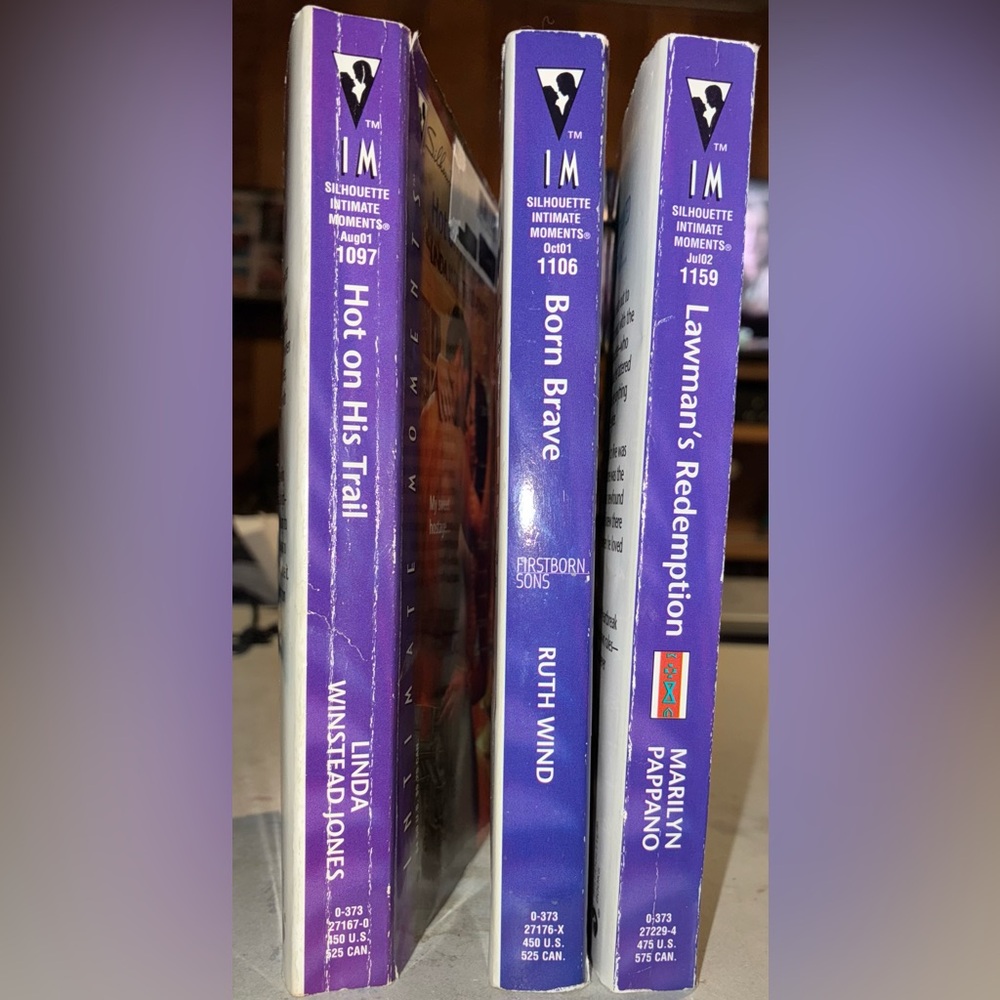 Silhouette Intimate Moments Series by Harlequin Publishing-Set of 3 Books